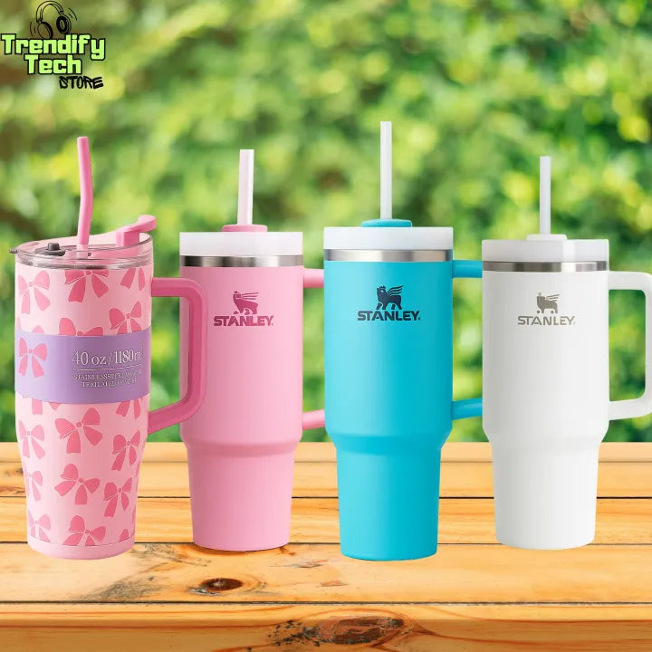 Stanley Insulated Cup – Stainless Steel Travel Tumbler with Straw