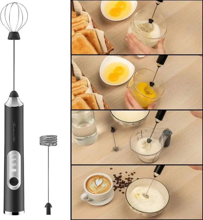 Electric Coffee Beater – Handheld Milk Frother for Creamy Coffee