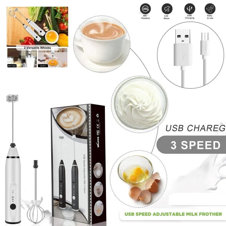 Electric Coffee Beater – Handheld Milk Frother for Creamy Coffee