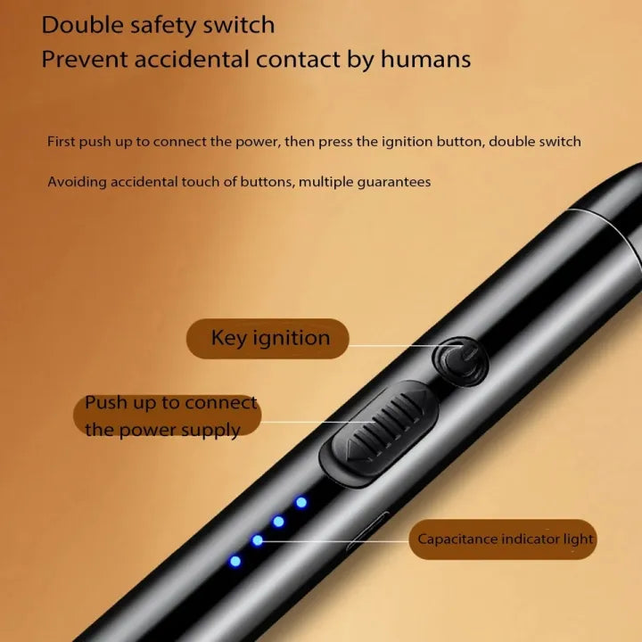 Rechargeable Electric Lighter – Windproof & Flameless Design