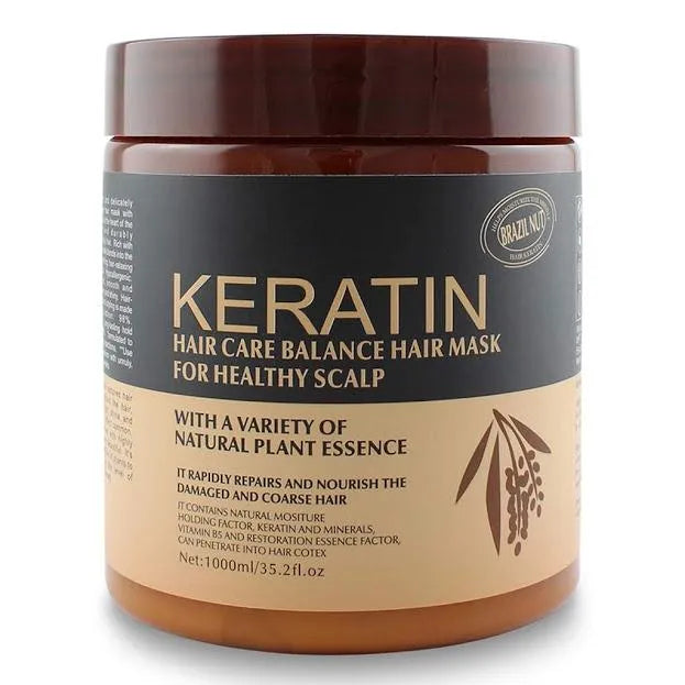 Keratin Hair Mask – Deep Nourishing & Repair Formula (500ml)