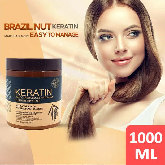 Keratin Hair Mask – Deep Nourishing & Repair Formula (500ml)