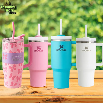 Stanley Insulated Cup – Stainless Steel Travel Tumbler with Straw