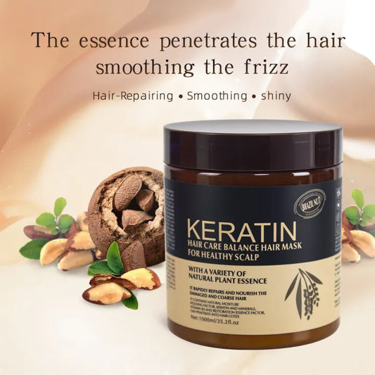 Keratin Hair Mask – Deep Nourishing & Repair Formula (500ml)