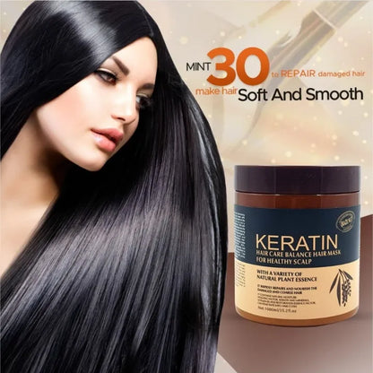 Keratin Hair Mask – Deep Nourishing & Repair Formula (500ml)